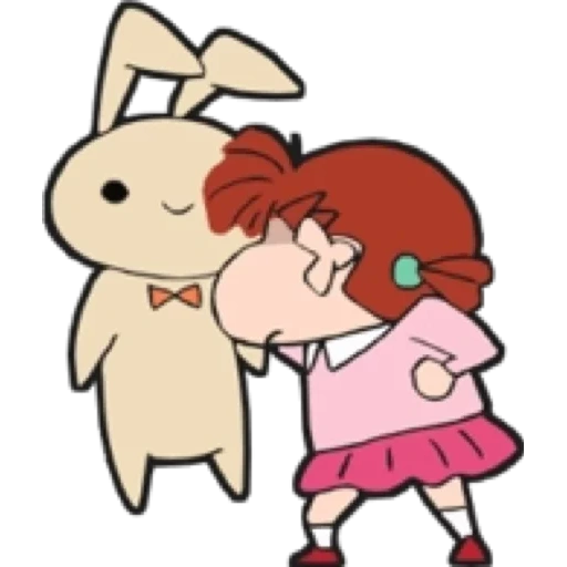 animation, anime, character, rabbit love, the rabbit poor movie