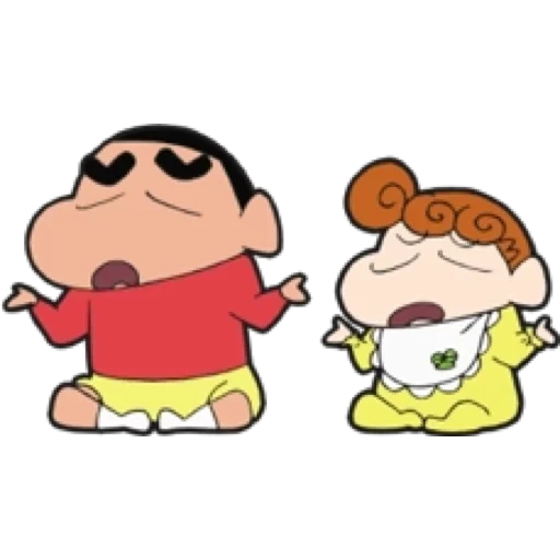 anime, the people, star field, the shinchan, crayon shin-chan background