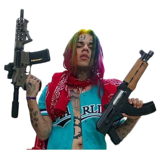 malade, 6 ix 9 ine, pistolets 6ix9ine, pistolet 6ix9ine, tekashi 6 ix 9 en