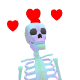 scheletro, immagine dello schermo, scheletro, skeleton skull, scheletro vaporwave