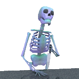 scheletro, mem scheletro, skeleton skull, lo scheletro è divertente, la riva degli scheletri