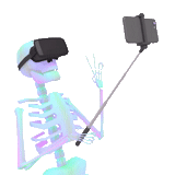 scheletro, lo scheletro è un meme, arte scheletro, lo scheletro è la morte, scheletro di webpank