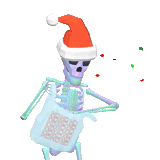 squelette, squelette, le squelette est drôle, squelette de vaporwave, le squelette est une nouvelle année