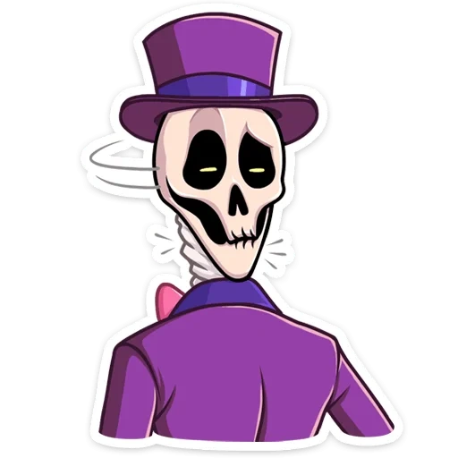 steil, die personen, herr skelly, spooky scary skeleton