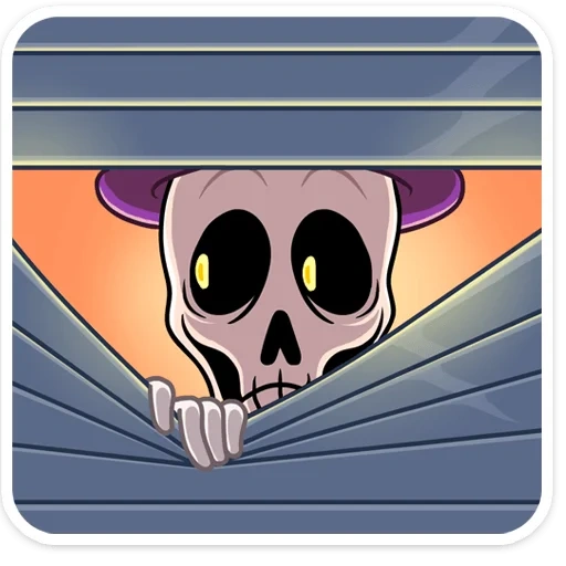 animation, it's creepy, brawl stars, mr skelly, wallpaper iphone skeleton