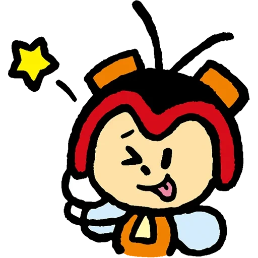 anime, character, charmy bee, kitty bee, maxwell scribblenaauts