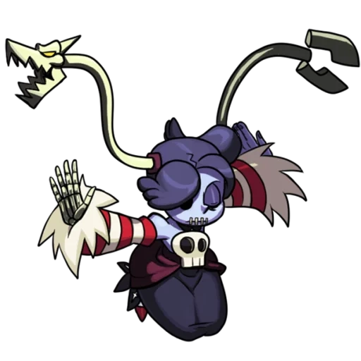 skullgirls sprite, squigley skullgirls, les personnages de skullgirls, skullgirls sprite, squigli skullgirls pleine hauteur