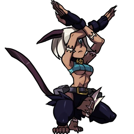 ricchezza skullgirls, ms fortune skullgirls, miss fortune skullgirls, miss fortune skullgirls chibi, miss fortune skullgirls sprite