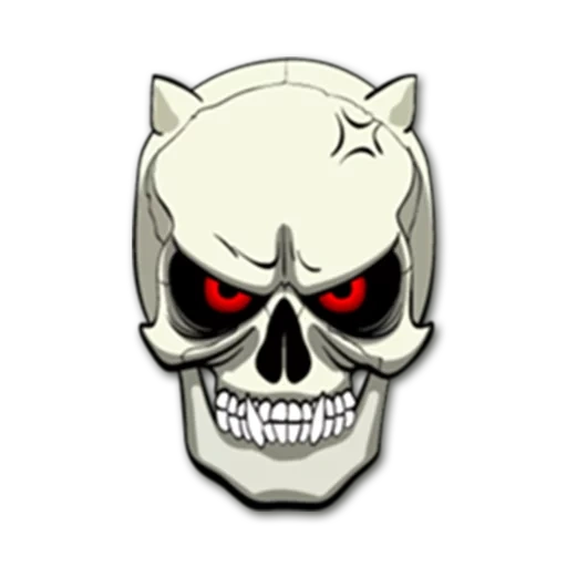 skull, skull dxf, the skull is angry
