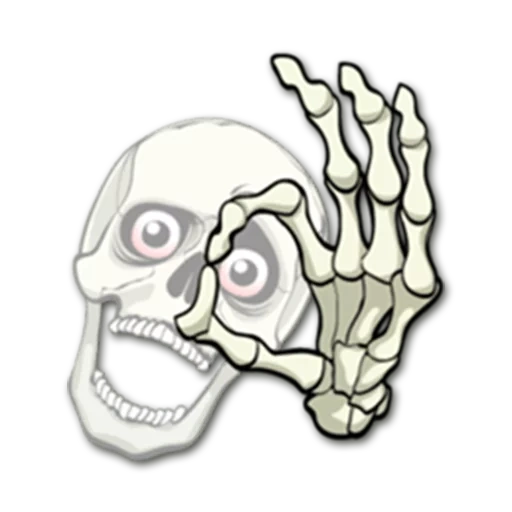 esqueleto de mão, cabra de esqueleto de mão, braçadeira de esqueleto de mão