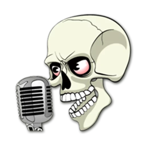 pack, the skull is a microphone