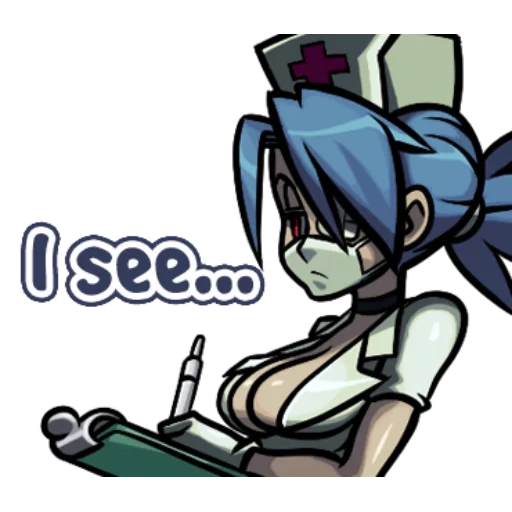 gadis valentinskul, karakter skullgirls, skullgirls valentine, karakter skullgirls valentin, jenderal valentine ahli bedah skullgirls