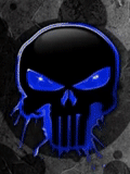 scull, logotipo do punisher, crânio do justiceiro, crânio do justiceiro, avatar 48x48 pixels