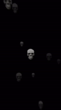 people, darkness, futaji's skull, a gloomy photograph, dark pattern of vampire crowd