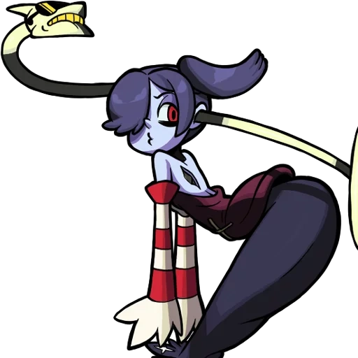 skullgirls, skullgirls andy, permainan skullgirls, sprite skullgirls, squigli skullgirls full high