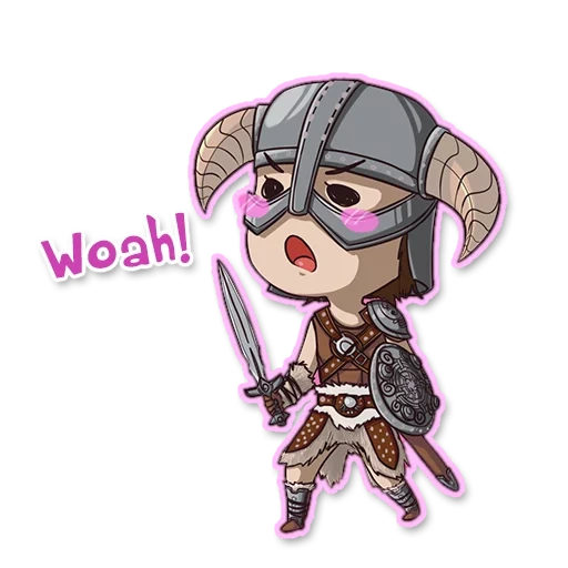 dovakin chibi, personnages skyrim dovakin, persian chibi skyrim, skyerim chibi art, dovakin art