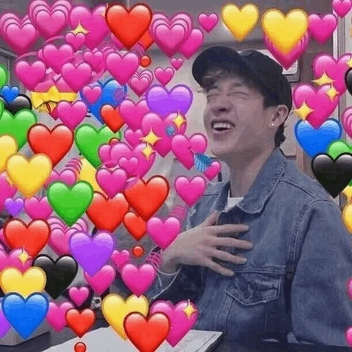 1 abbonato, cuori vp, i cuori stanno urlando, ti amo peyton, cuore bts coreano