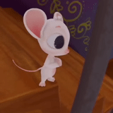 un juguete, ratón, ratón blanco, patrulla de cuento de hadas de shushik, fairytale patrol mouse shushik