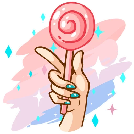 lollipop, mempermanis, menggambar lolipop, lolipop merah muda, permen pelega tenggorokan merah muda