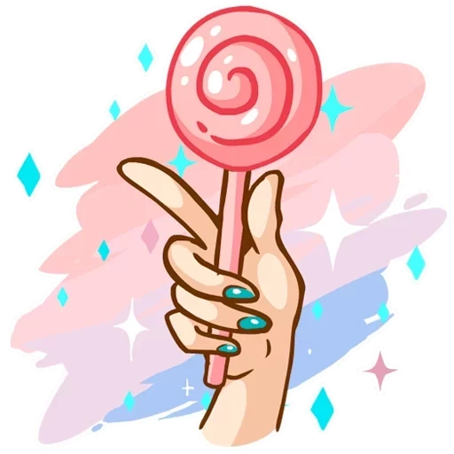 lutscher, verdrehten, zeichnen von lollipop, rosa süßigkeiten, lutscher mit einer zeichnung