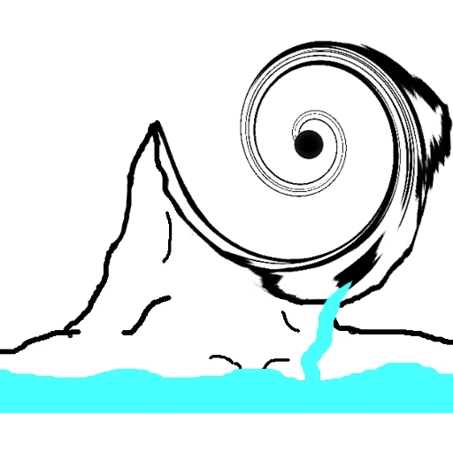 escargot, dessin d'escargot, escargot de dessin animé, illustration d'escargot, l'escargot rampe un croquis