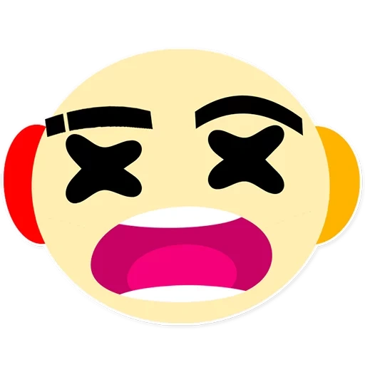 facial expression, expression pad, clown expression plate, sad joker emoji, clown with abnormal expression