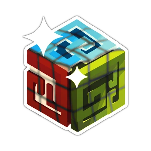 rubik's cube, rubik's cube, slime rancher, server-symbol, das dontcraft-symbol