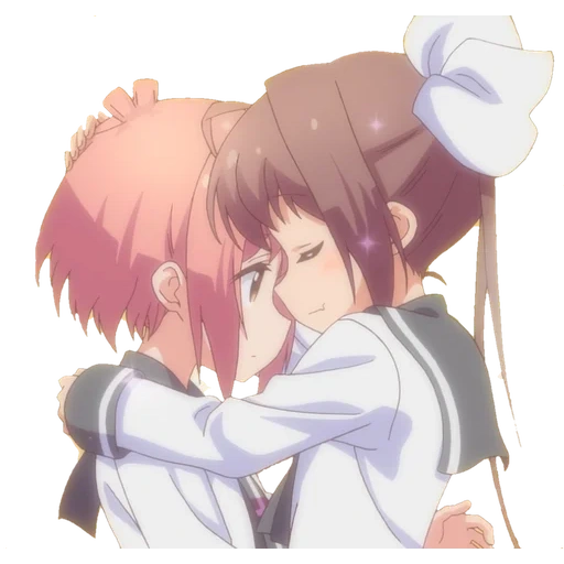 аниме юри, slow start, девушки аниме, yuru yuri аниме, аниме девушки аниме