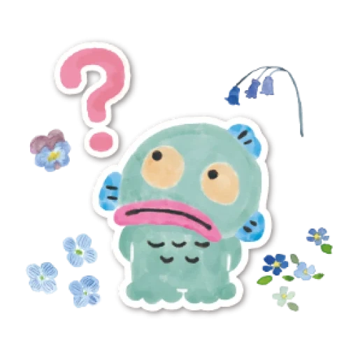 игрушка, hangyodon, ciao salut, bt21 mang чья, рисунок hangyodon