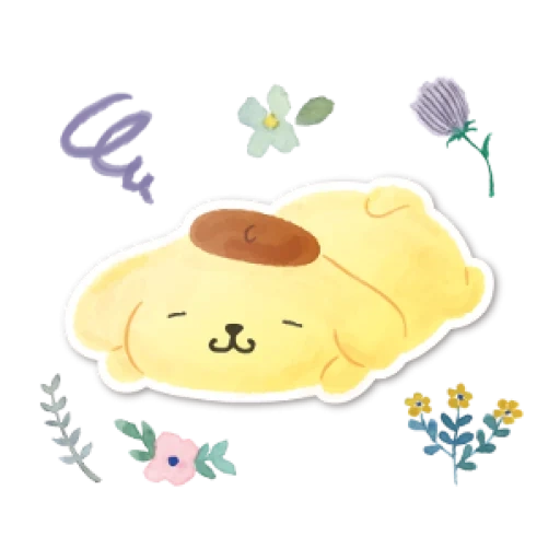 каваи, cute art, kawaii art, pompompurin обои, милые рисунки аниме