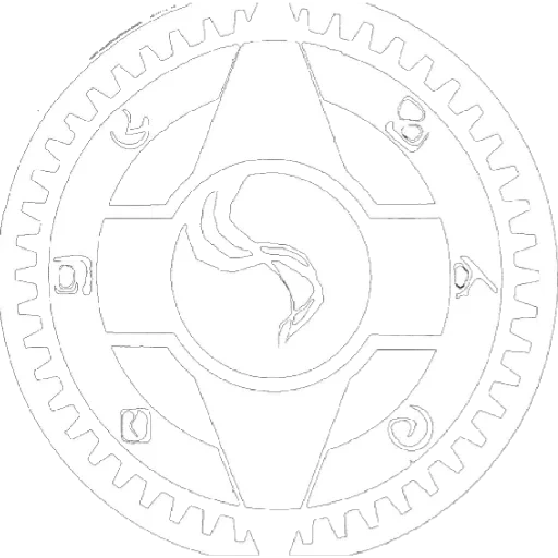 signo, emblema de tela impresa, logotipo blanco, círculo mágico, cristal símbolo de alquimia