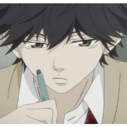 mabuchi, anime clip, ao haru ride, anime characters, the uncontrollable youth of the anime