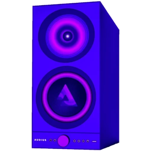 colonne, la colonne de haut-parleurs, acoustique de la colonne, subwoofer violet, locuteurs acoustiques