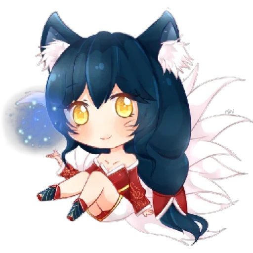 league of legends ahri чиби, ари лига легенд чиби, чиби ахри, league of legends ahri, чиби ари