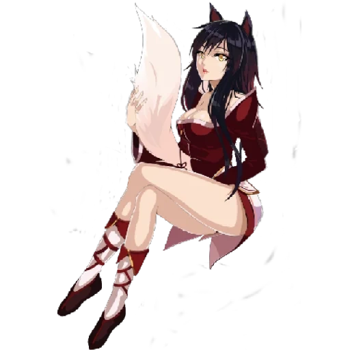 кицунэ ahri, ahri рендер, хината хьюга кицунэ, ahri league of legends, кицунэ миято