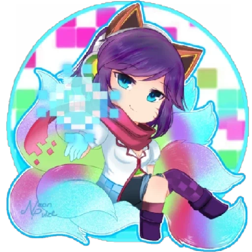 arcade ahri art, ahri, league of legends аркадная ари, league of legends, ahri lol