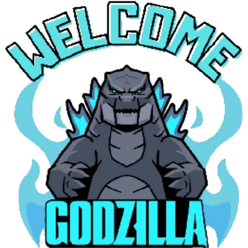 godzilla, godzilla mostri, emblema di godzilla, disegno di godzilla