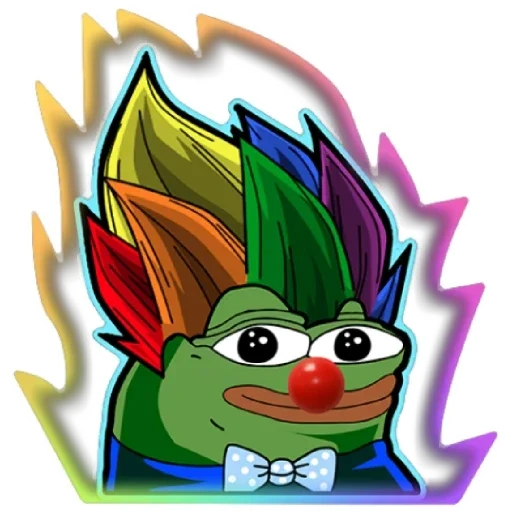 пепе клоун, clown pepe, pepe лягушка, пепега клоун, пепе клоун обои