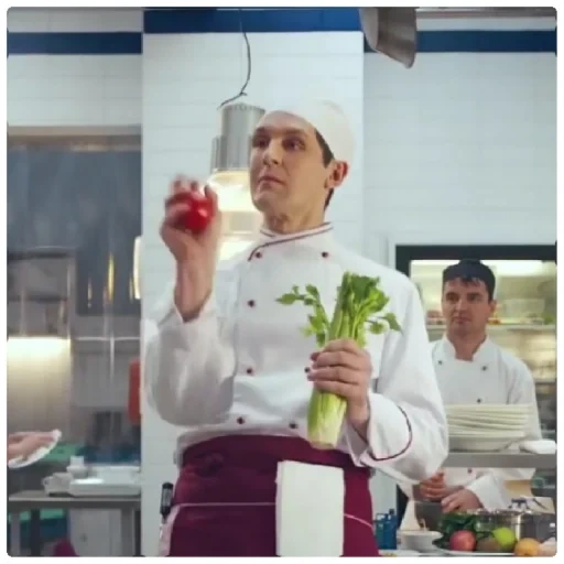 cozinheiro, chefe de cozinha, chefe de cozinha, cozinha sergey lavygin cozinheiro, episódio da 1ª temporada da série de cozinha 1