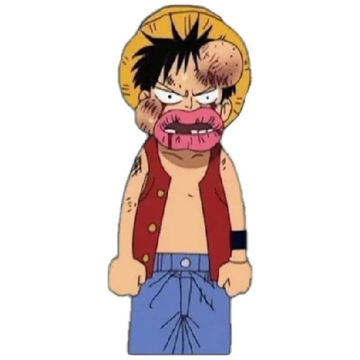 anime, lufei face, luffy joy boy, manky de luffy, personnages d'anime