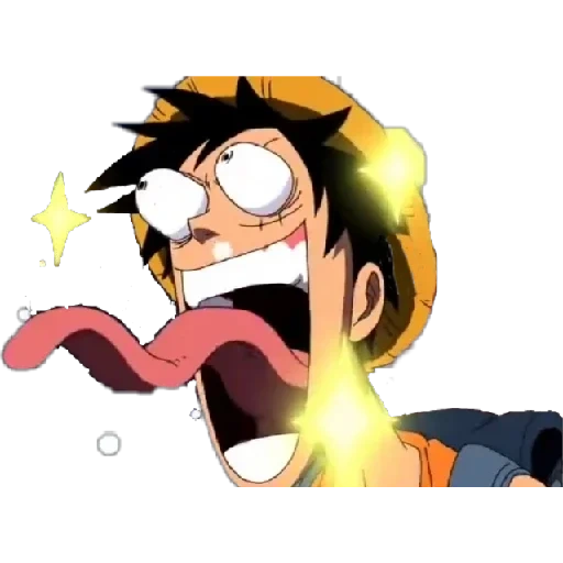 luffy, anime creative, anime charaktere, angry roufey, lufei mundstück