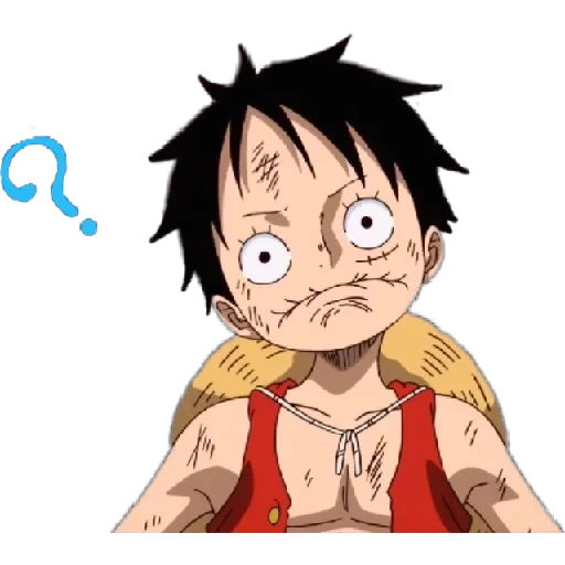 luffy, lufi zorro, one piece luffy, la faccia arrabbiata di lufty, la volontà reale di lufei