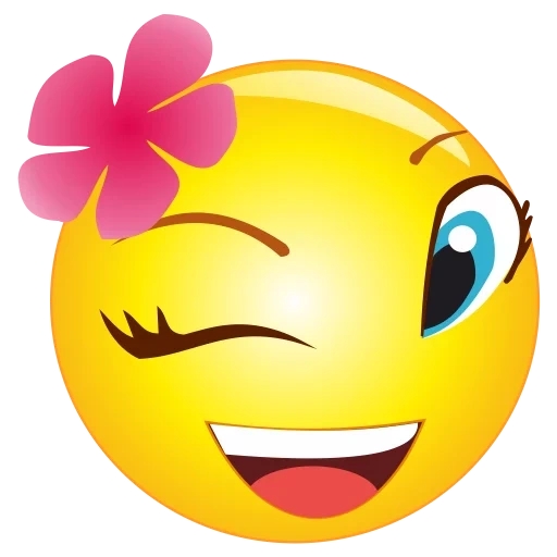 filles souriantes, smiley riant, clignotant, souriez la fille winks