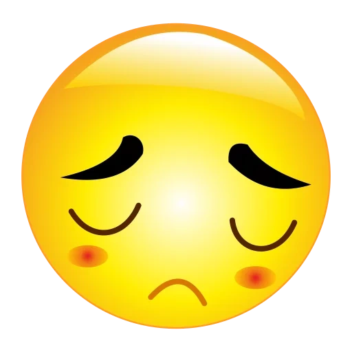 emoji, emoji sourit, emoji smilik, souriant triste, emoji clignotant