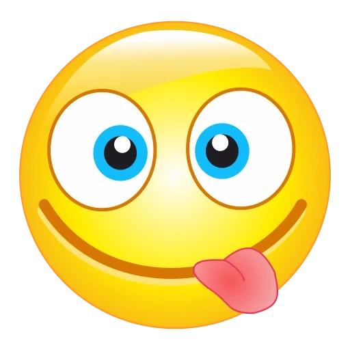 smiley, viber smiley, vaiber emoticons, the emoticons are large, waibera's smiley with his tongue