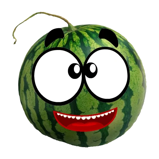 watermelon, weiber, ripe watermelon, watermelon smileik, viber smiley