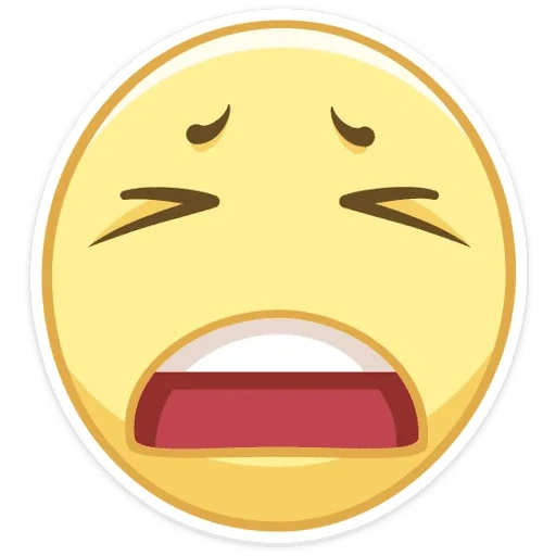 emoji, emoji, picture, emoji is sad, tired smiley