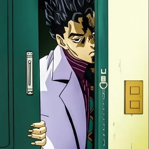kira yoshikaga, jojo kira yoshikaga, joe joe kira yoshikaga, joe joe season 4 yoshikaga kira, kira yoshikage with black hair