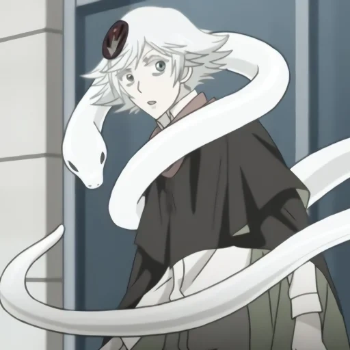 белая змея мидзуки, очень приятно бог змей мидзуки, аниме персонажи, томоэ аниме, очень приятно бог мидзуки змея