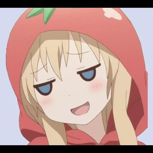 animação, personagem de anime, yu yuyu day 2 temporadas, animação de meme facial de poker, yuru yuri kyoko tomato